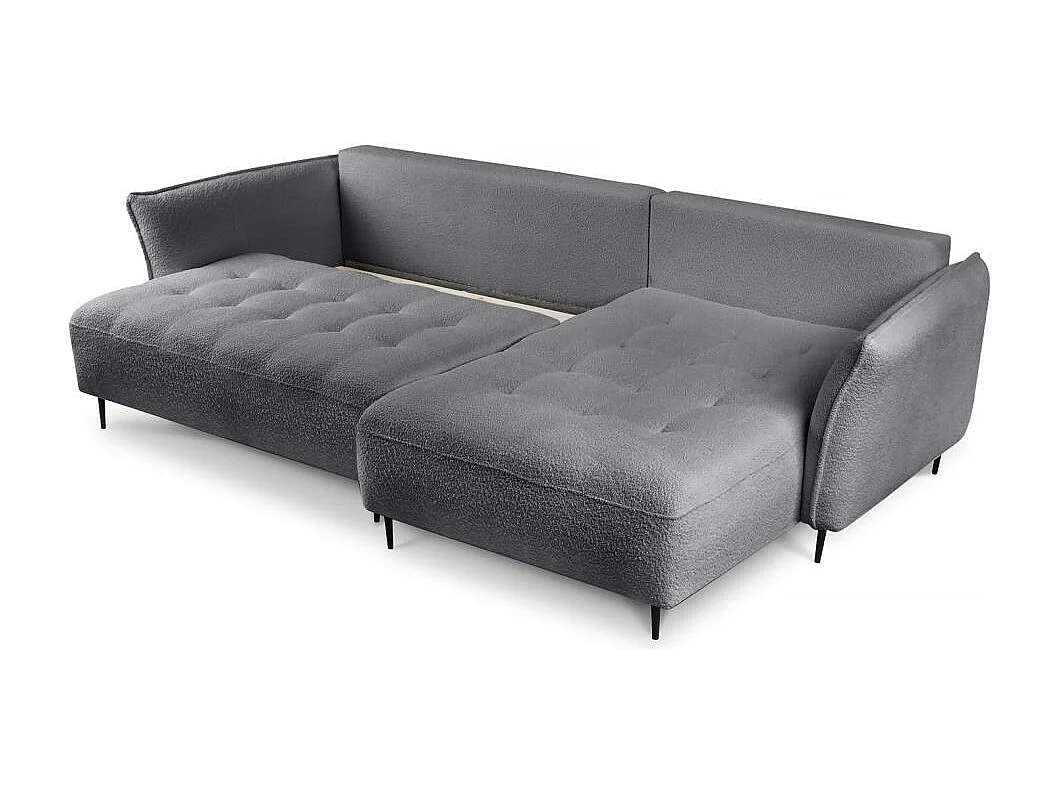 ECKSCHLAFSOFA Bari rechts dunkelgrau