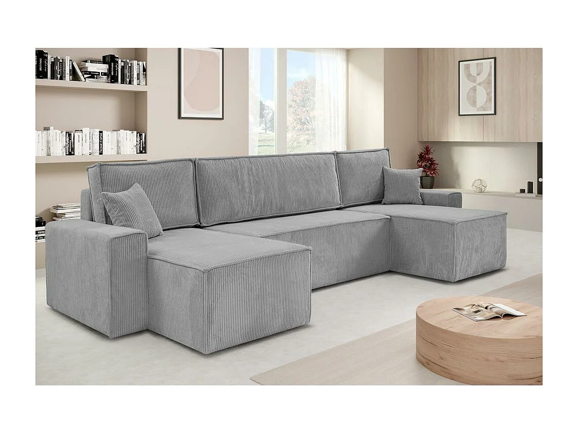 WOONLANDSCHAP Hektor U met slaapfunctie lichtgrijs