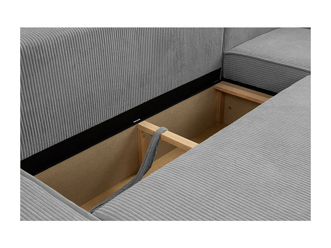 WOONLANDSCHAP Hektor U met slaapfunctie lichtgrijs