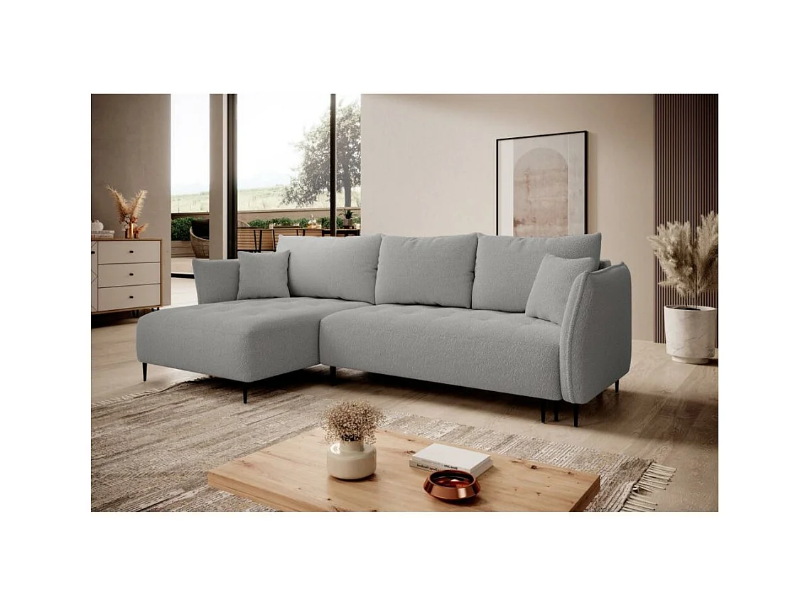 ECKSCHLAFSOFA Bari links grau