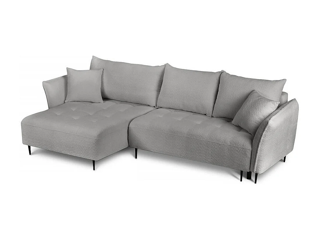 Hoekslaapbank Bari links grijs