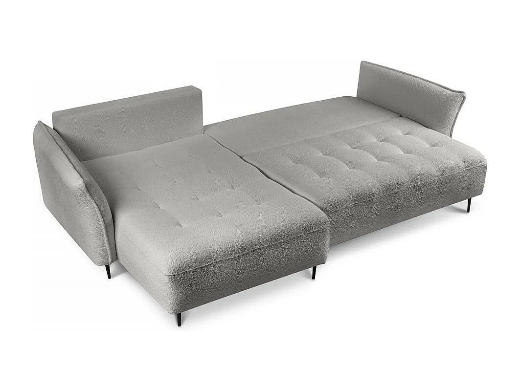 Hoekslaapbank Bari links grijs