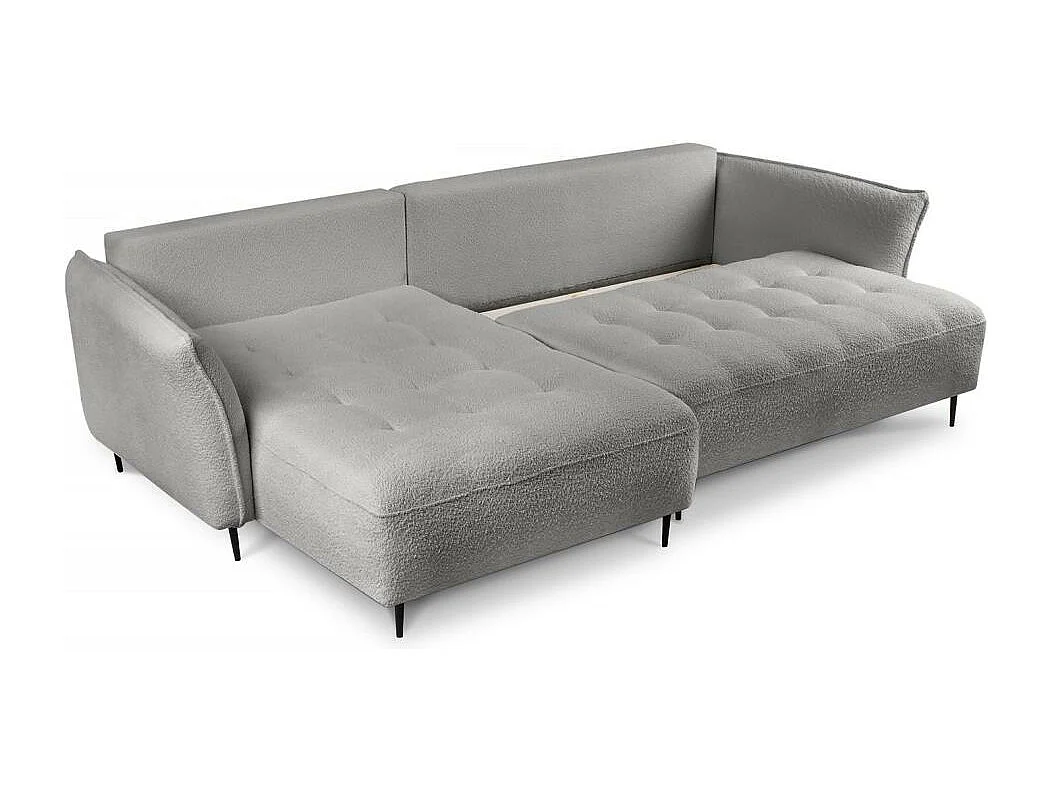 Hoekslaapbank Bari links grijs