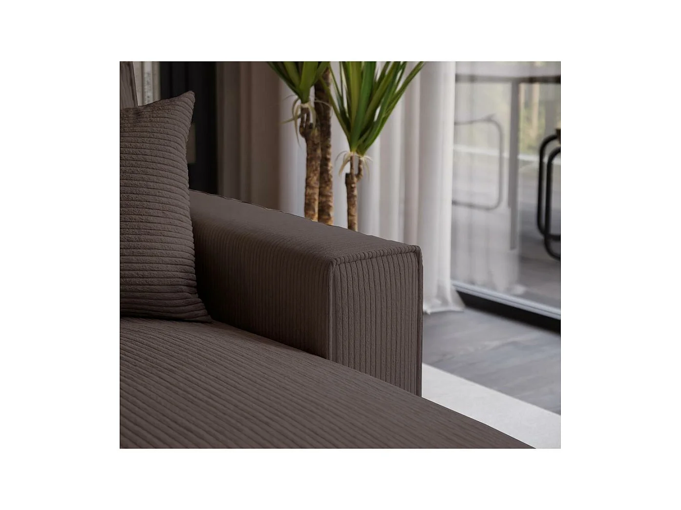 ECKSOFA Parys L braun