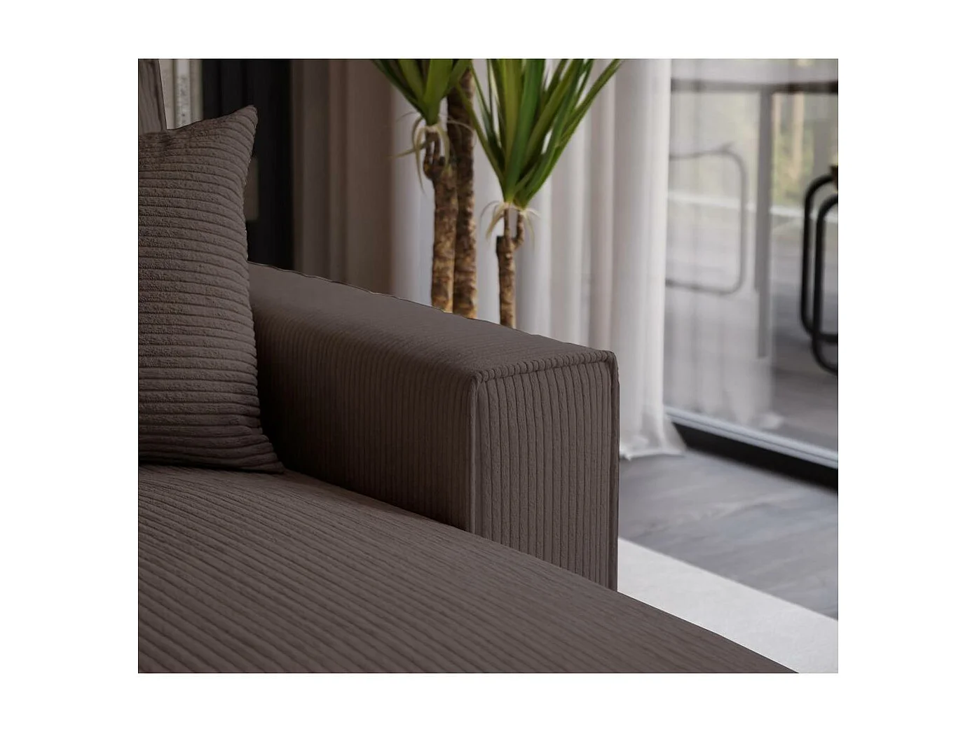 ECKSOFA Parys L braun