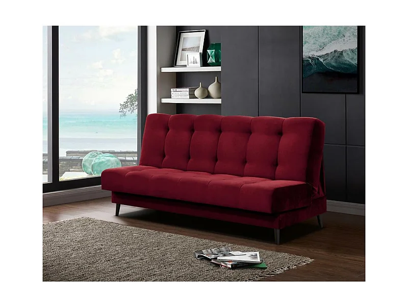 3-SITZER Schlafsofa Nancy bordeaux