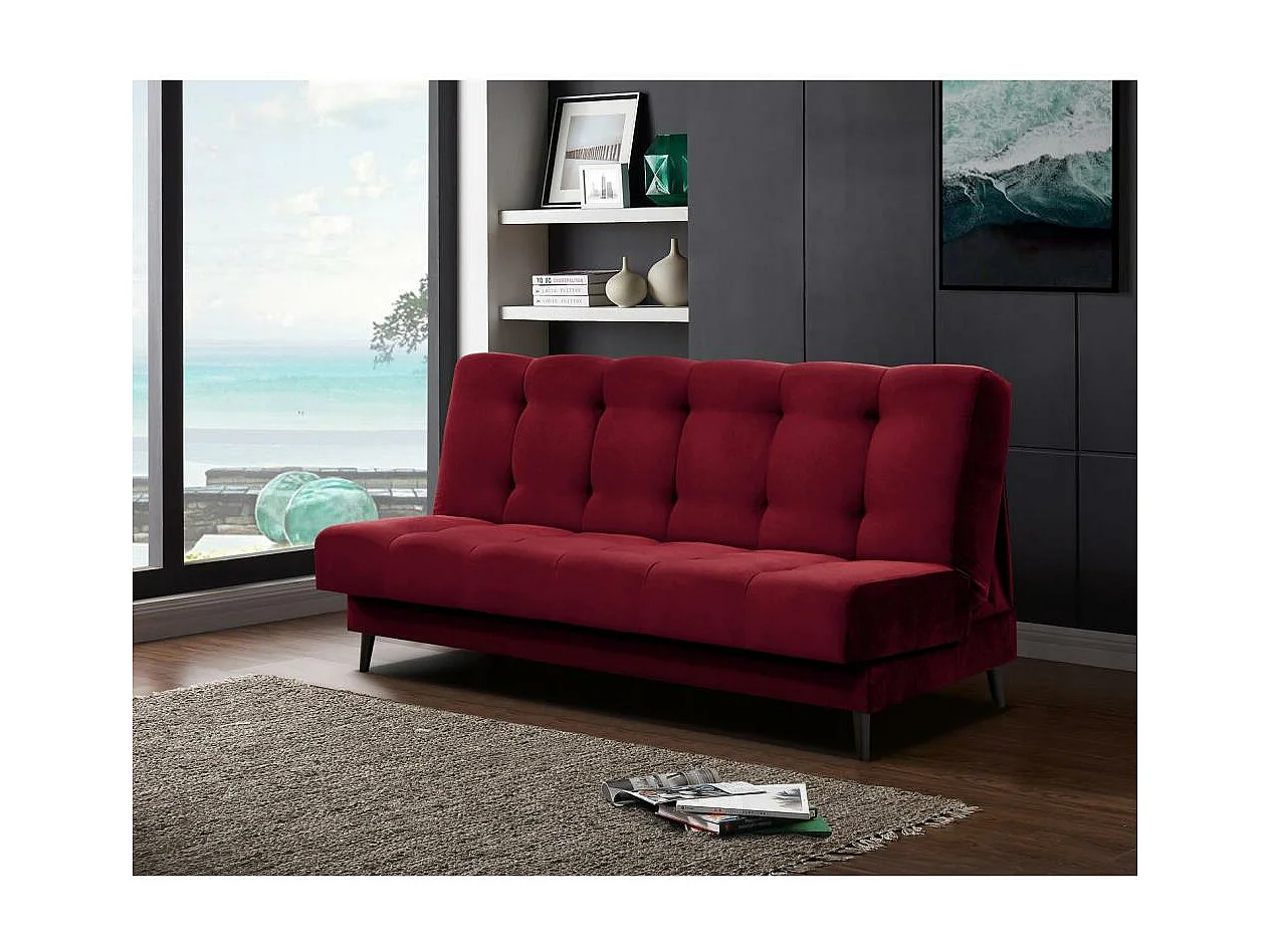 3-SITZER Schlafsofa Nancy bordeaux