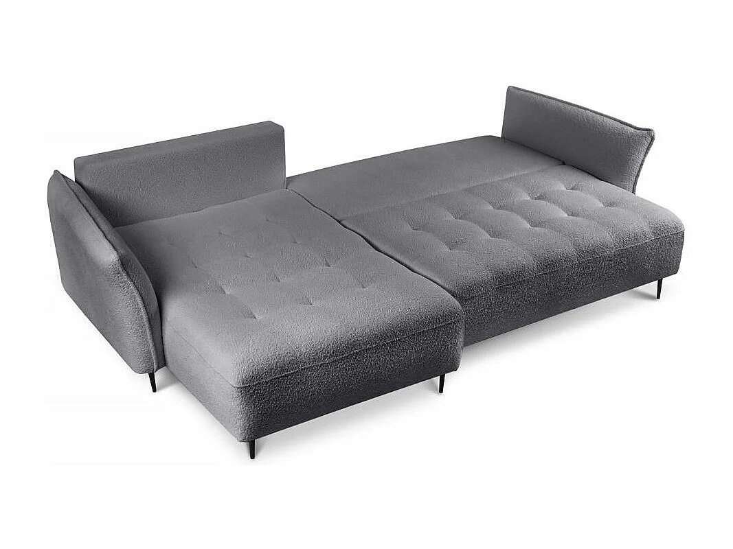 ECKSCHLAFSOFA Bari links dunkelgrau