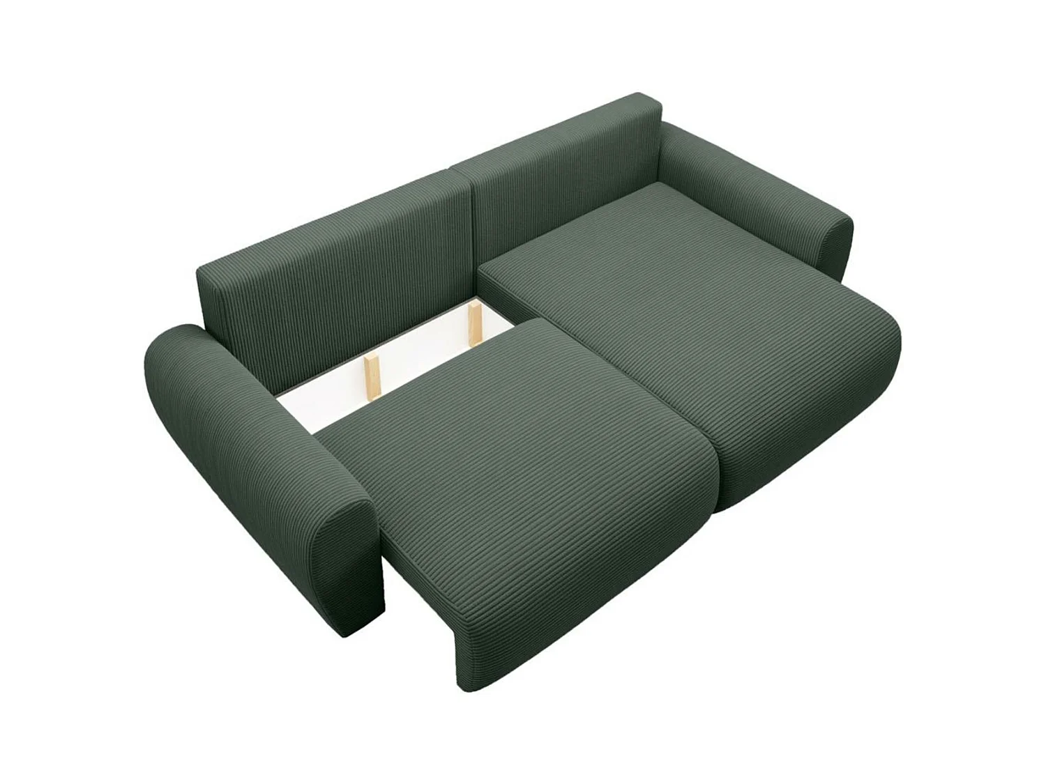 ECKSCHLAFSOFA Poss L grün rechts