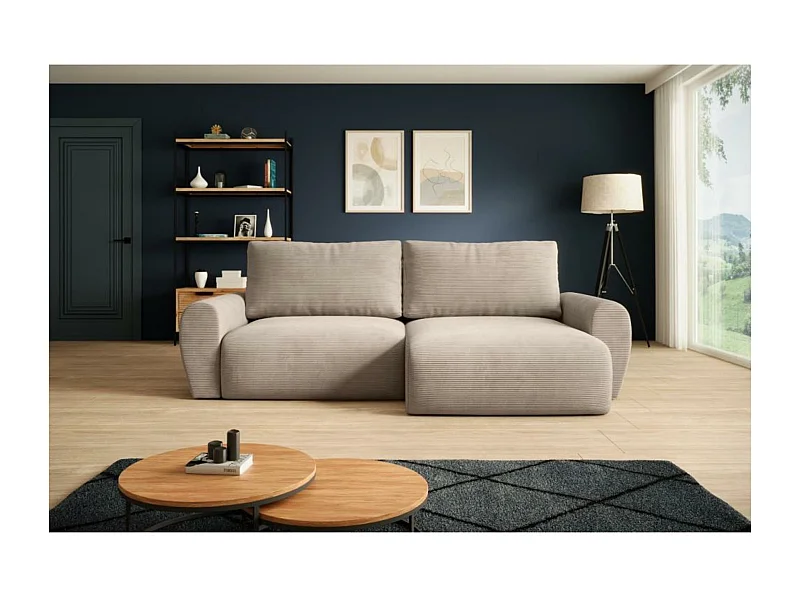 Canapé-lit CELLULAIRE Poss L cappuccino droit