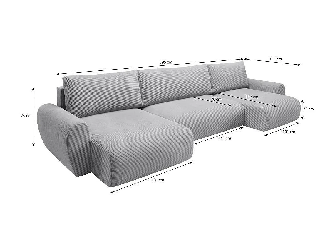 CANAPE avec fonction sommeil Poss U beige