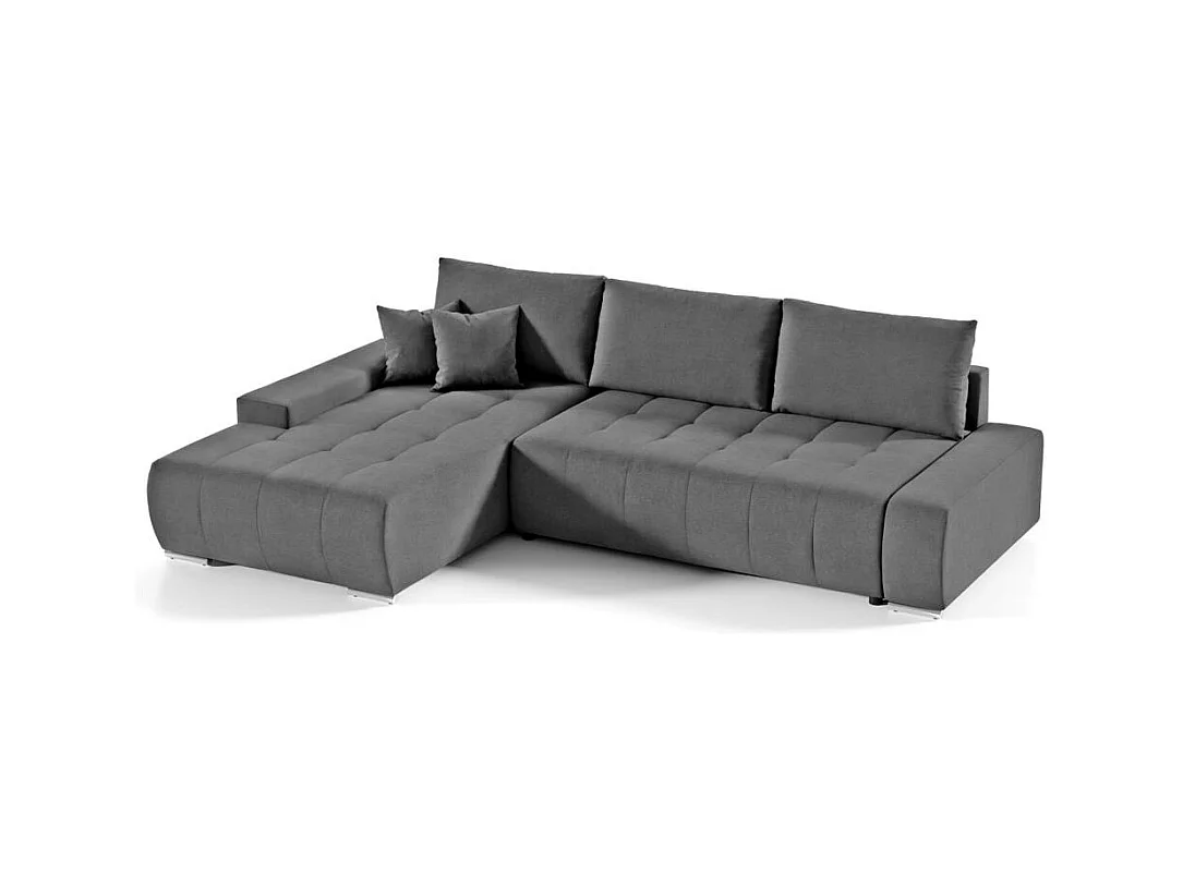 ECKSOFA Draco L dunkelgrau links