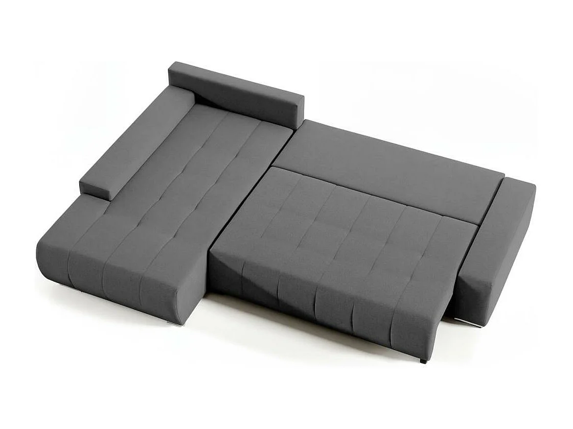 ECKSOFA Draco L gris foncé gauche