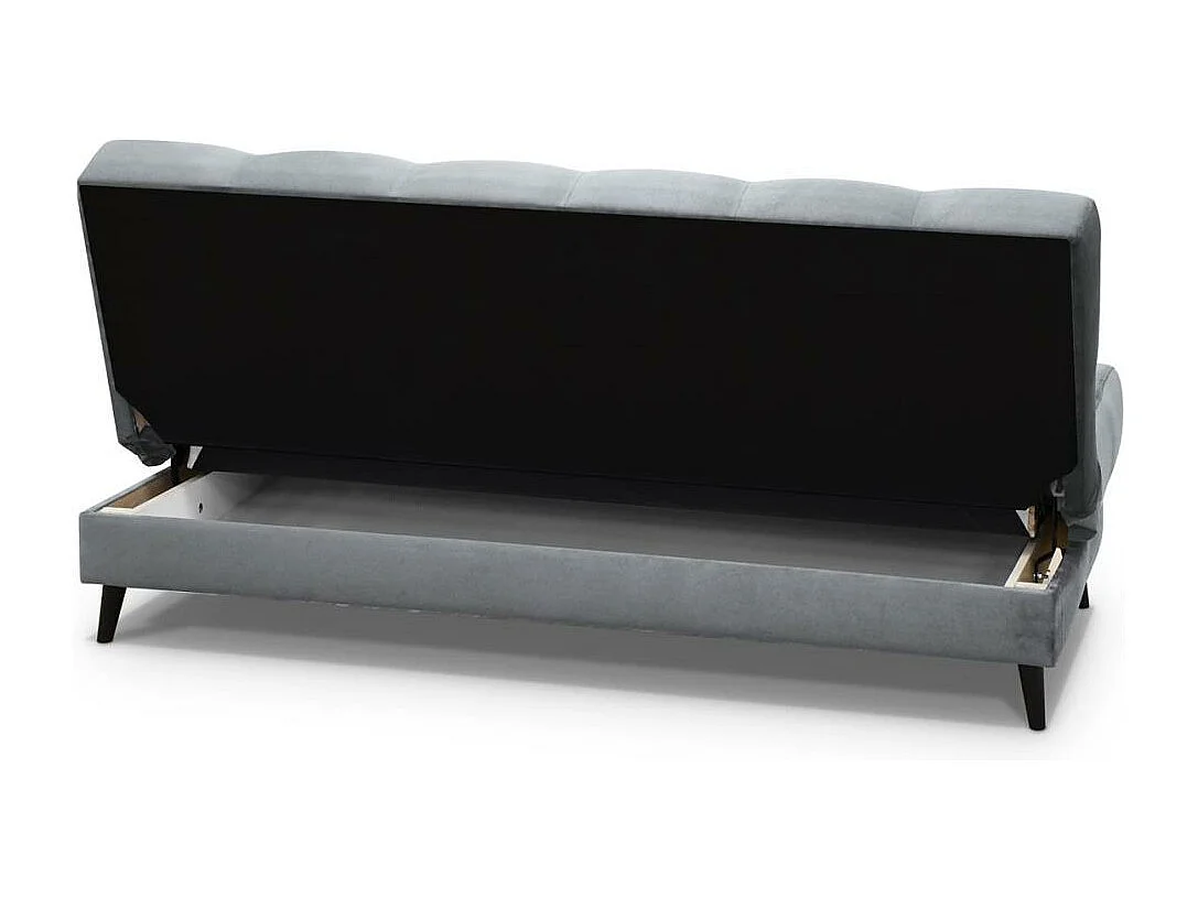 Canapé-lit 3 places Nancy gris clair