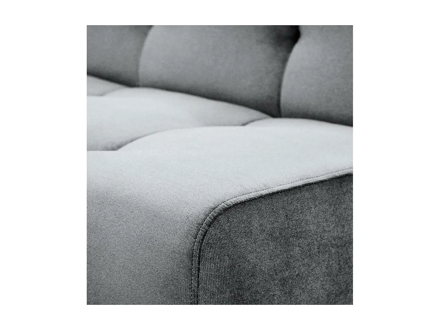 Canapé-lit 3 places Nancy gris clair