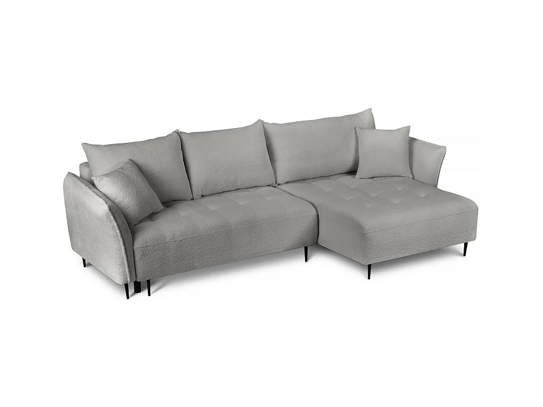Hoekslaapbank Bari rechts grijs