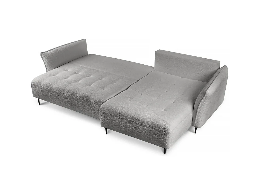 Hoekslaapbank Bari rechts grijs