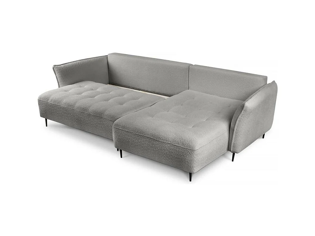 Hoekslaapbank Bari rechts grijs