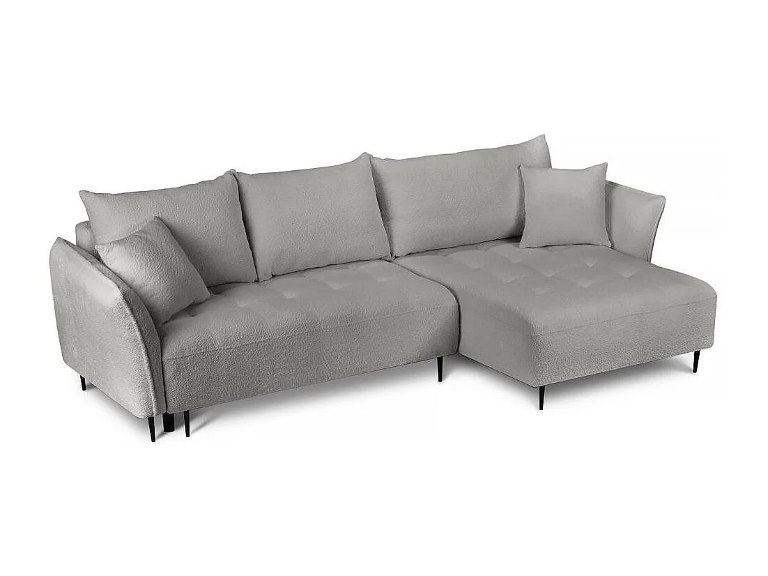 Hoekslaapbank Bari rechts grijs