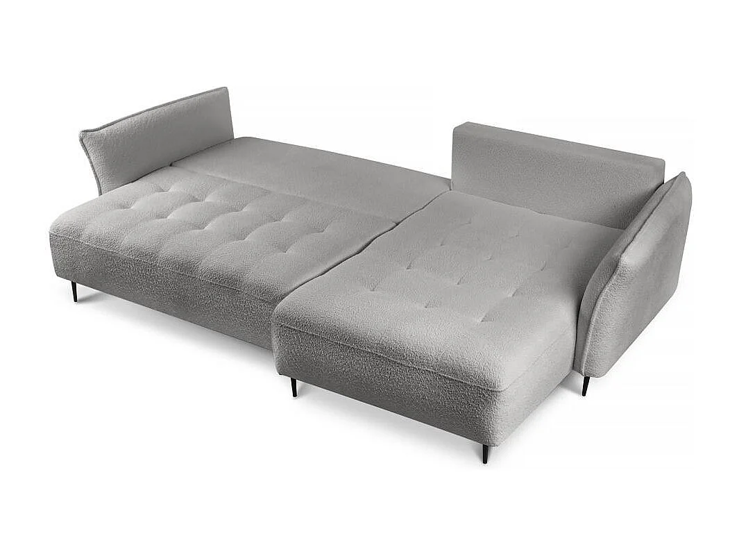 Hoekslaapbank Bari rechts grijs