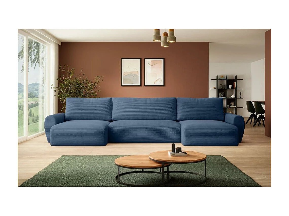 CANAPE avec fonction sommeil Poss U bleu foncé