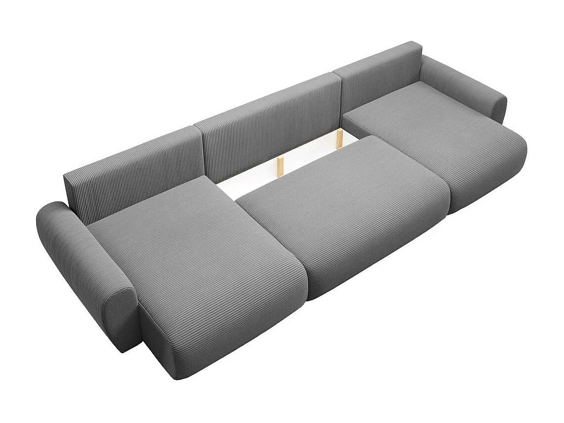 CANAPE avec fonction sommeil Poss U gris