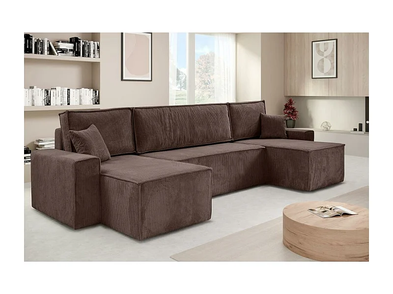 WOONLANDSCHAP Hektor U met slaapfunctie bruin