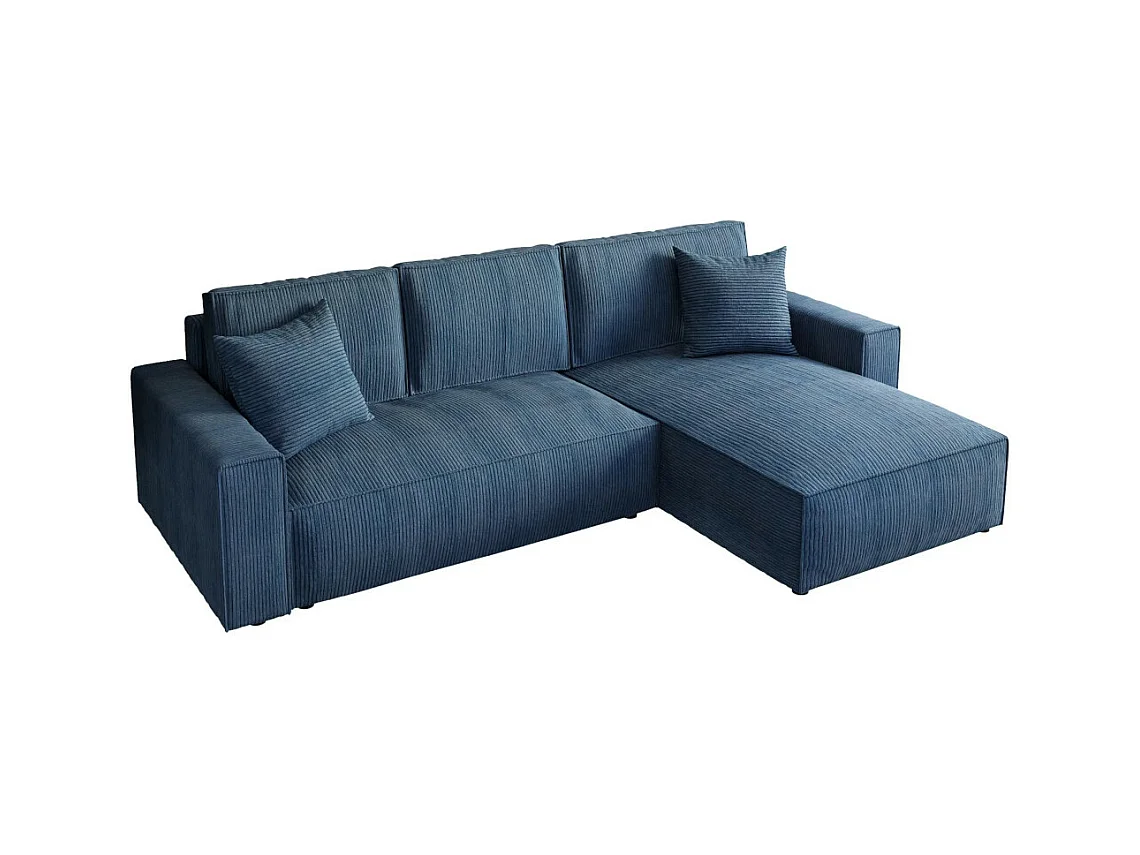 Hoekbank Parys L donkerblauw