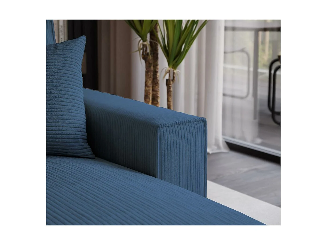 ECKSOFA Parys L dunkelblau