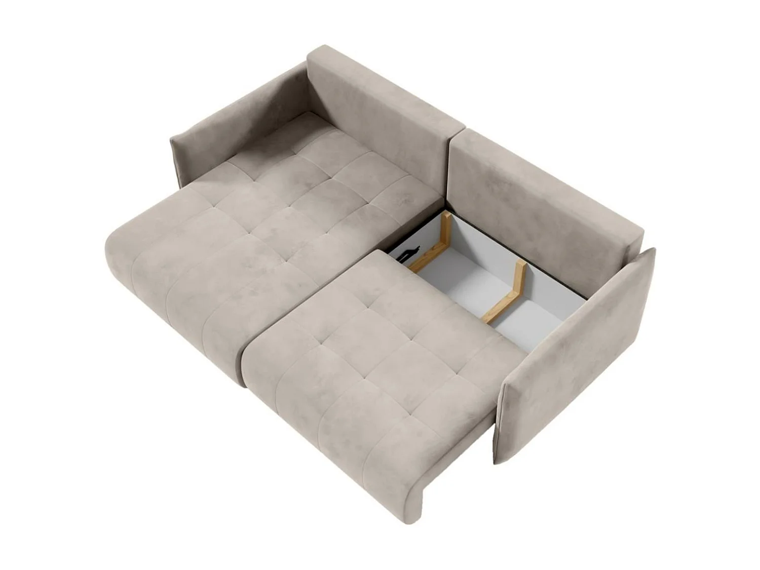 ECKSCHLAFSOFA Henry Mini beige links