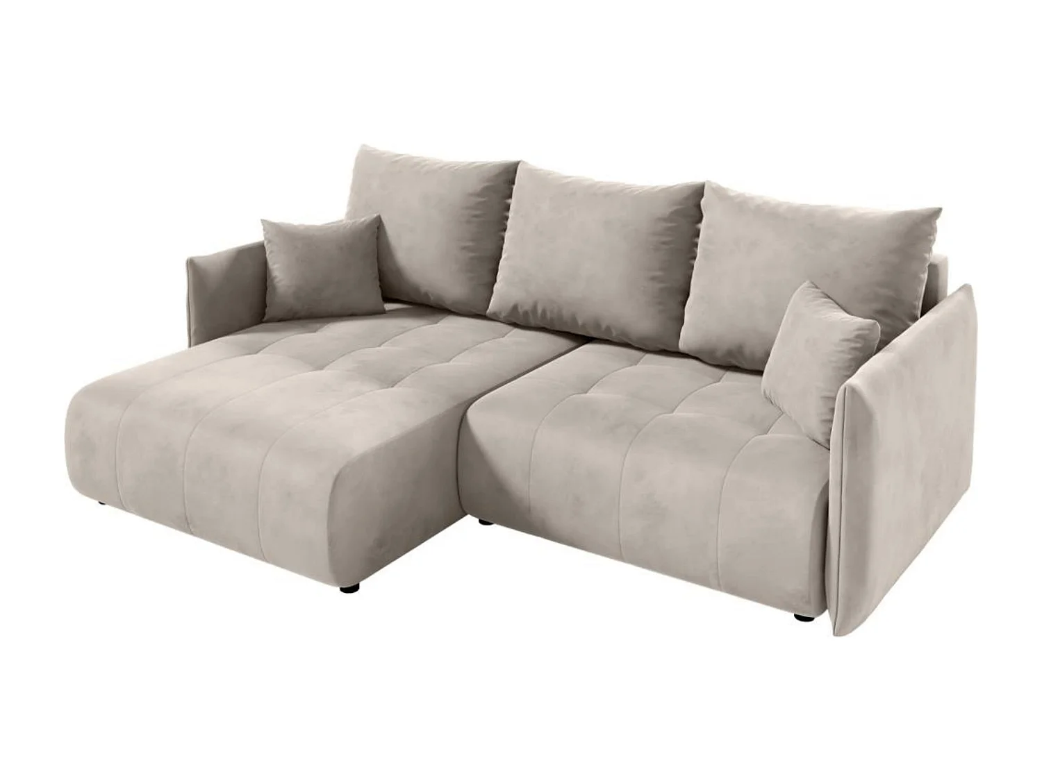 Hoekslaapbank Henry Mini beige links