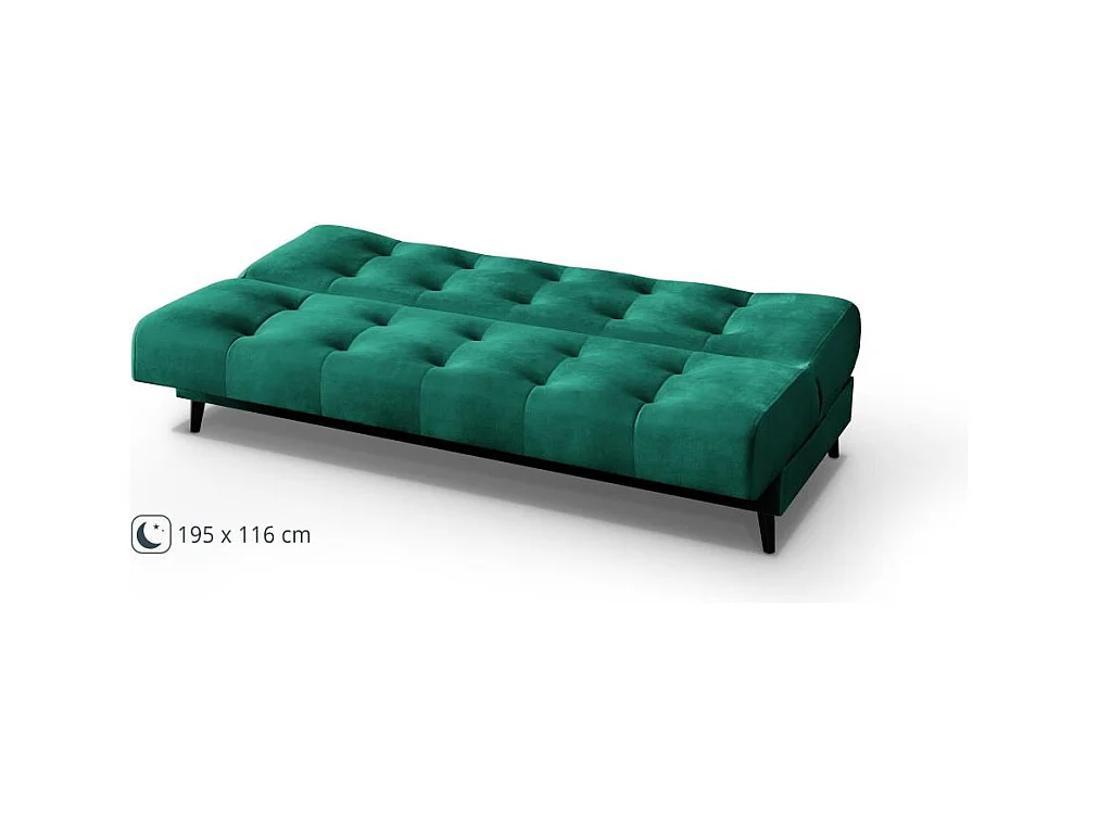 3-SITZER Schlafsofa Nancy grün