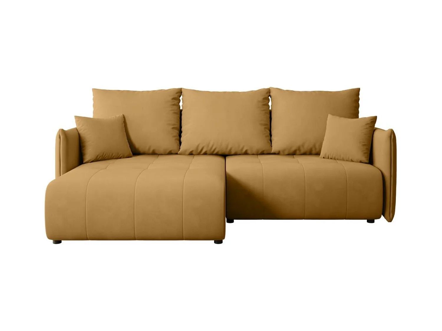 Hoekslaapbank Henry Mini geel links