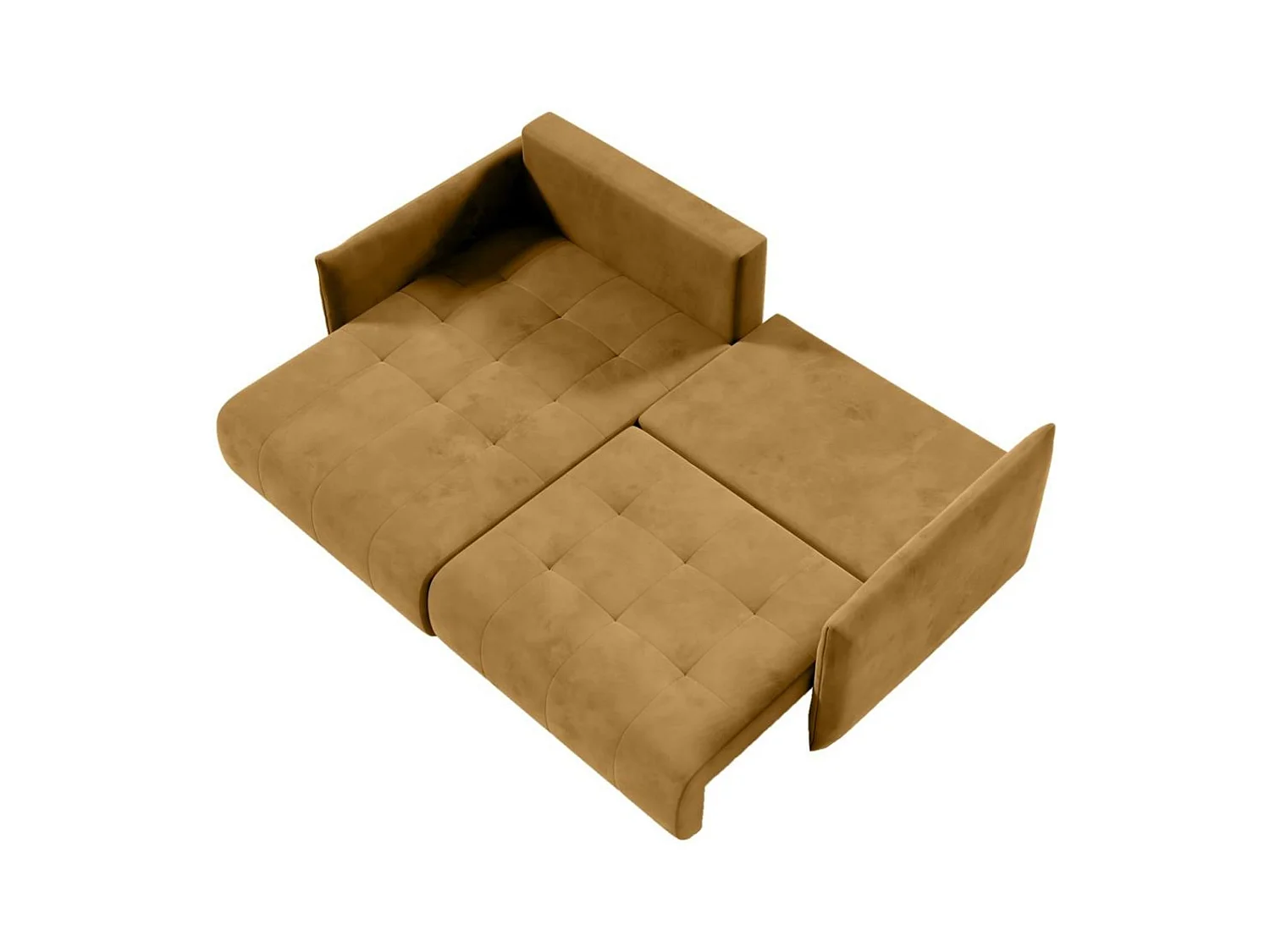 Hoekslaapbank Henry Mini geel links