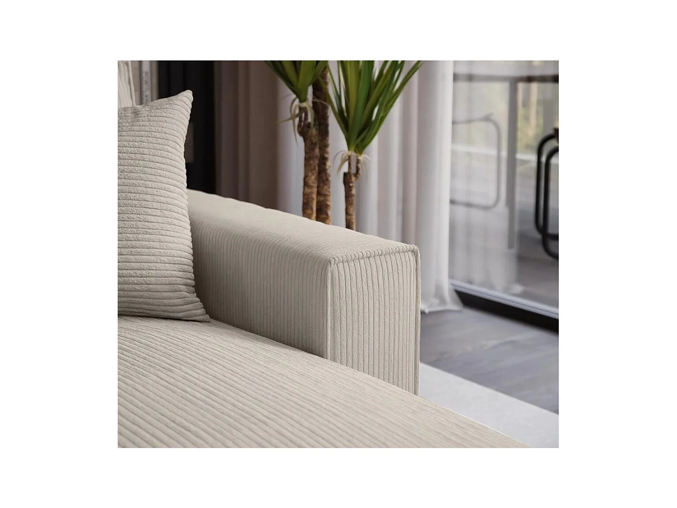 ECKSOFA Parys L Creme