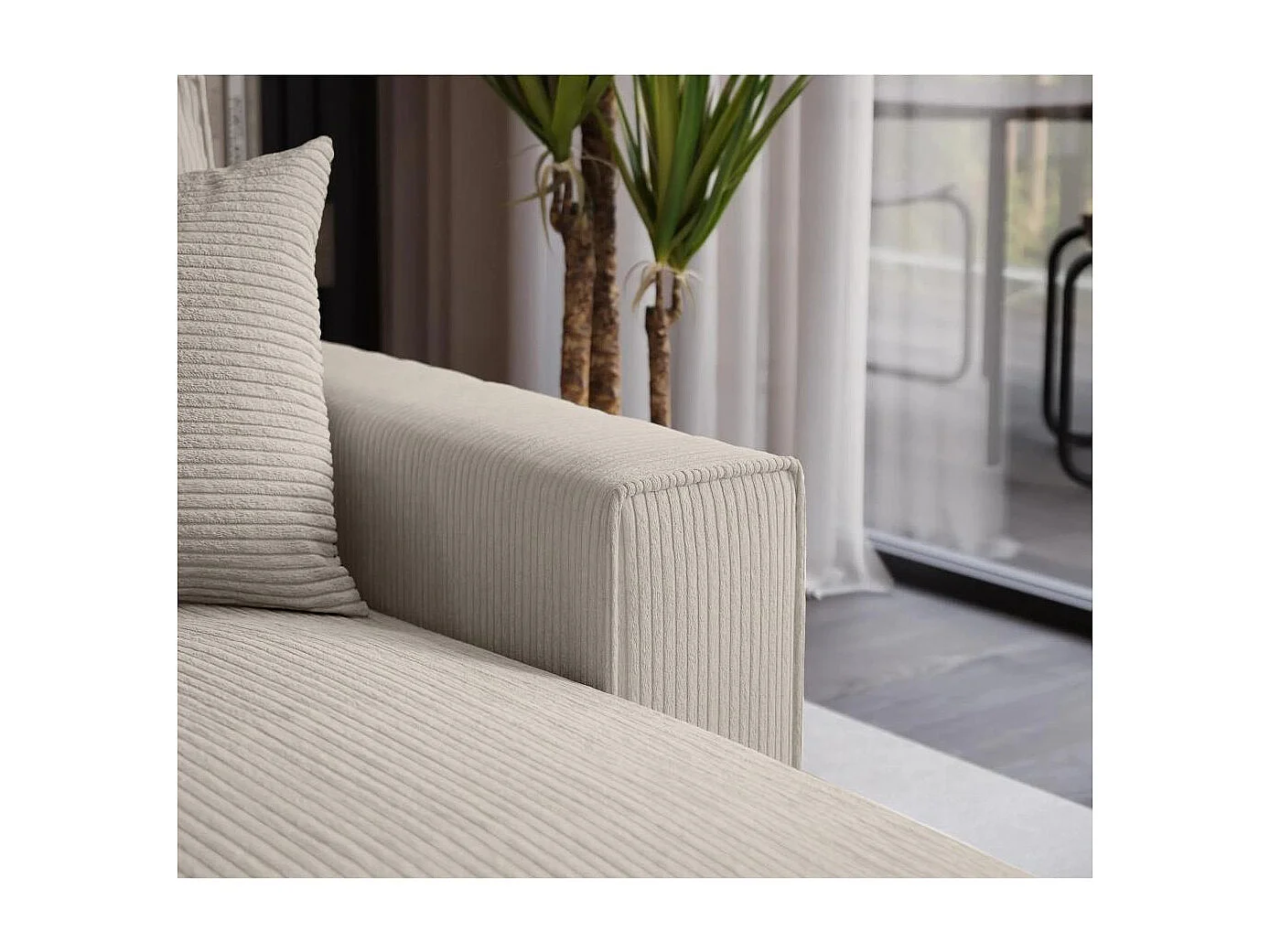 ECKSOFA Parys L Creme