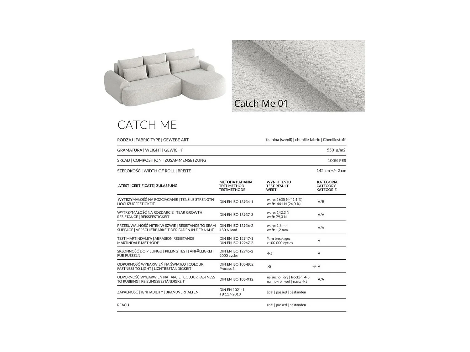 Hoekslaapbank Bari links beige