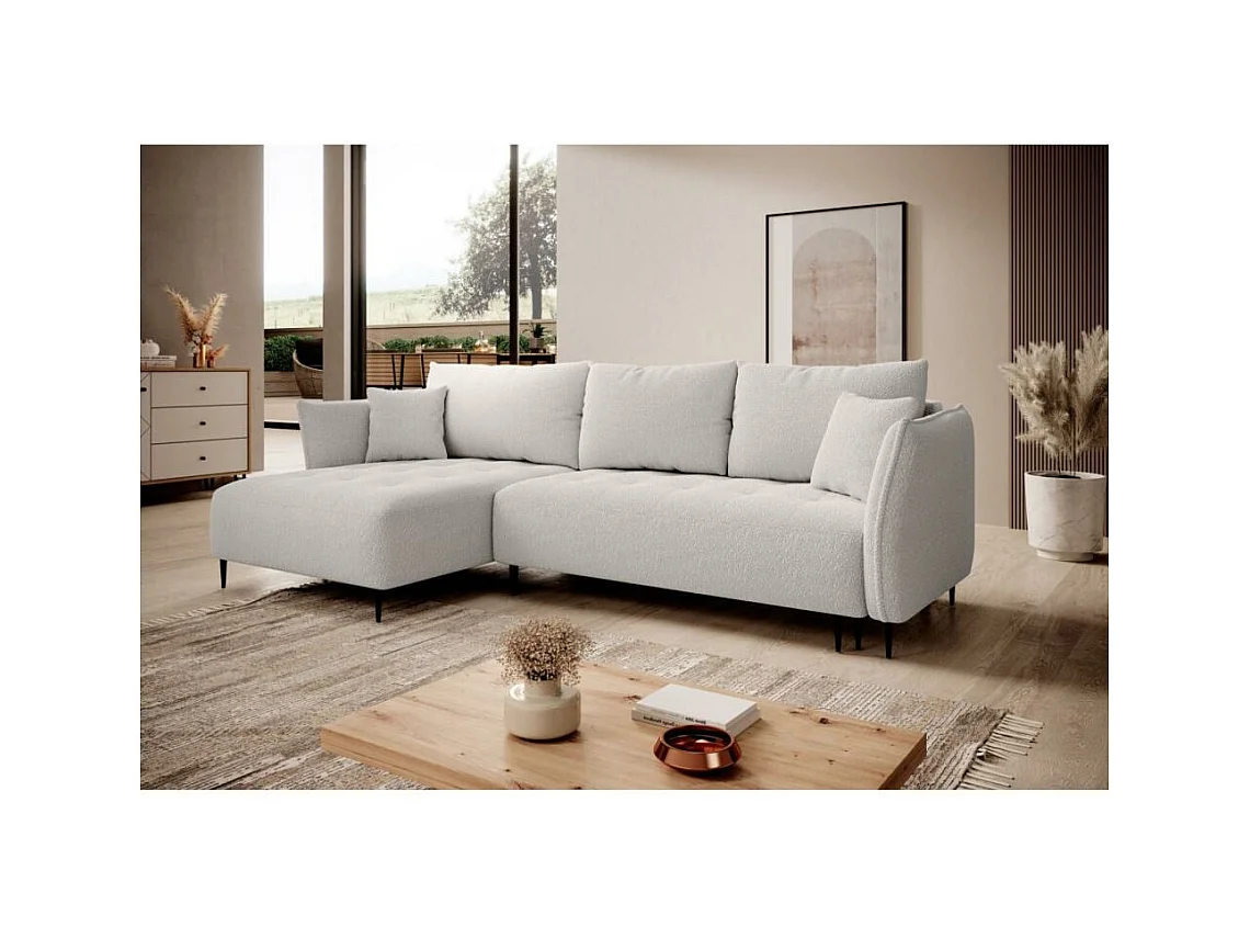 Hoekslaapbank Bari links beige