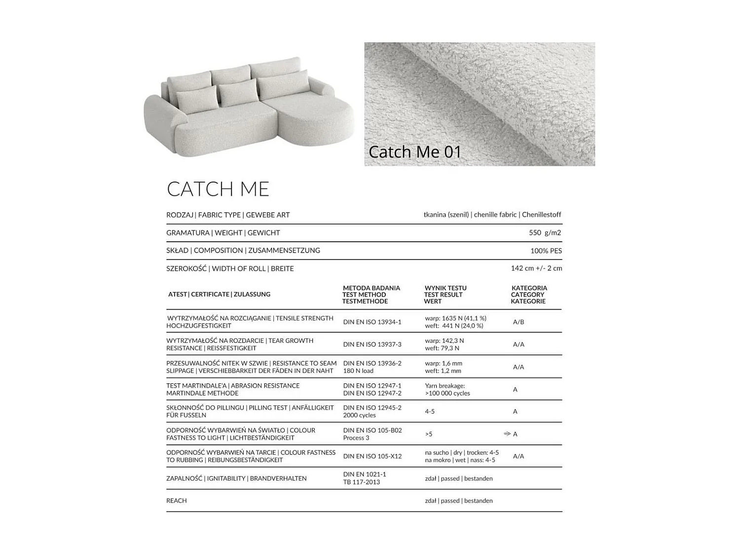 Hoekslaapbank Bari links beige