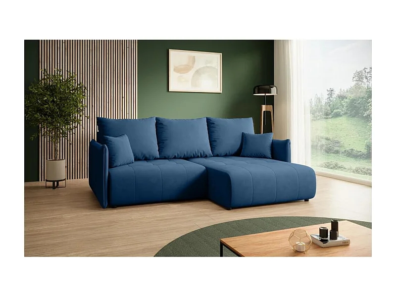 ECKSCHLAFSOFA Henry Mini blau