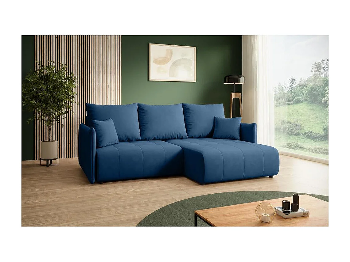 ECKSCHLAFSOFA Henry Mini blau