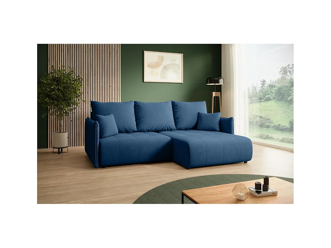 ECKSCHLAFSOFA Henry Mini blau