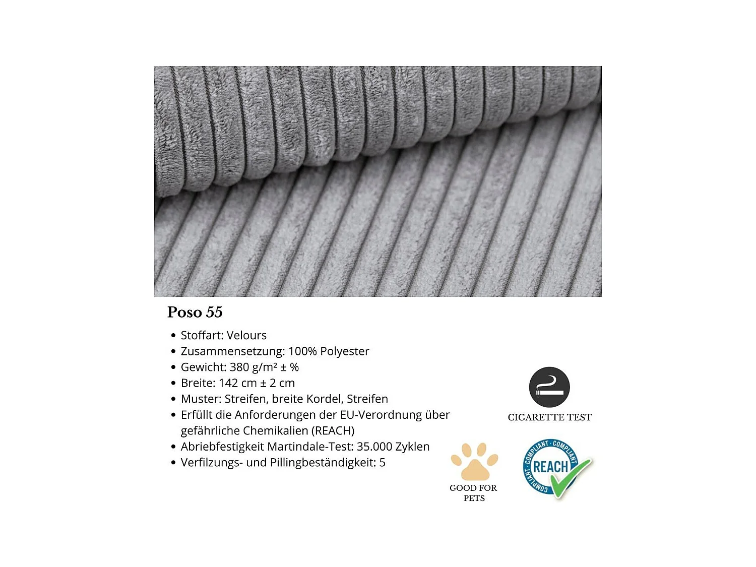 WOHNLANDSCHAFT mit Schlaffunktion Poss U hellgrau