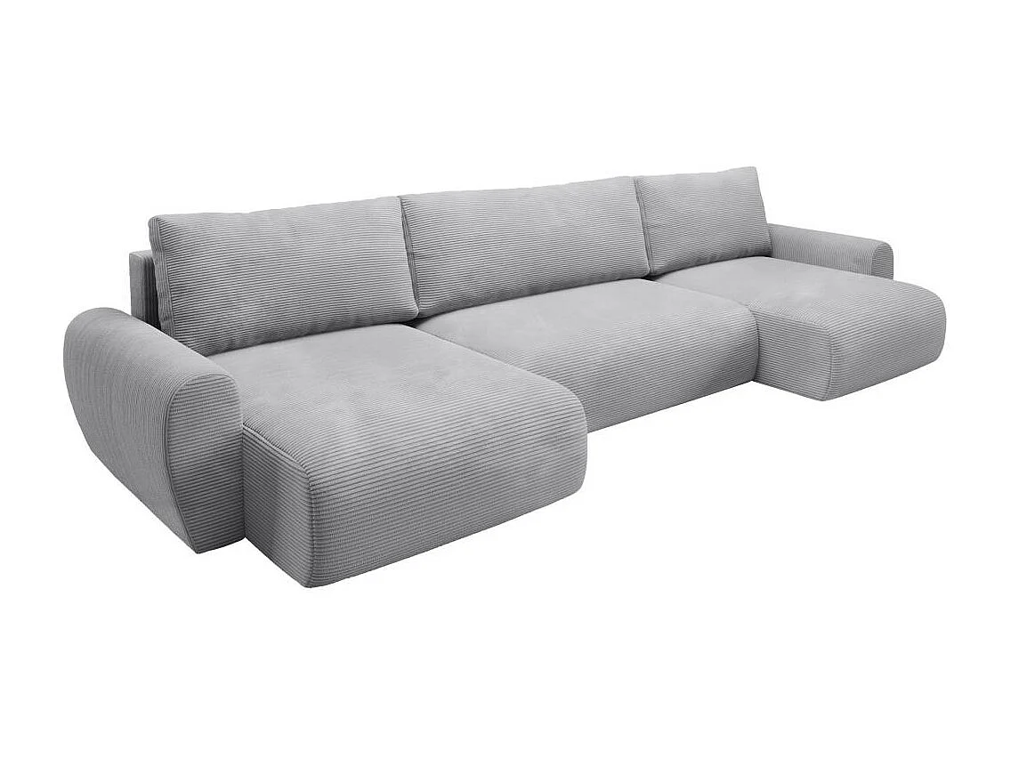 CANAPE avec fonction sommeil Poss U gris clair