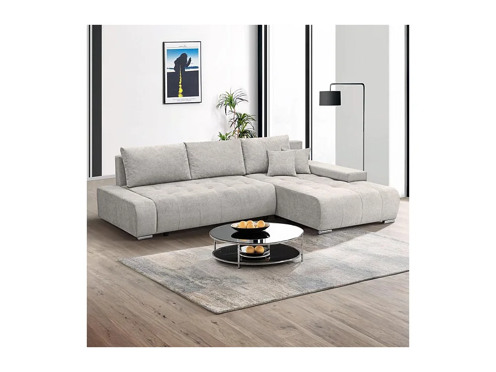 ECKSOFA Draco L beige droit