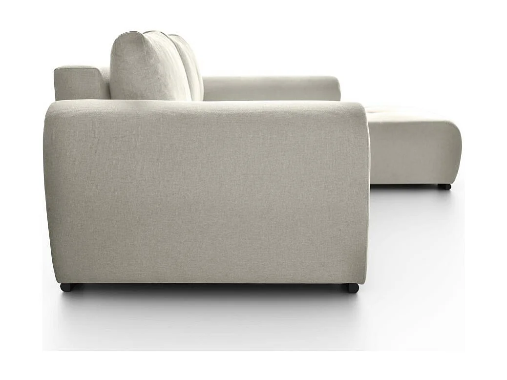 Hoekslaapbank Diana met bedlade beige rechts