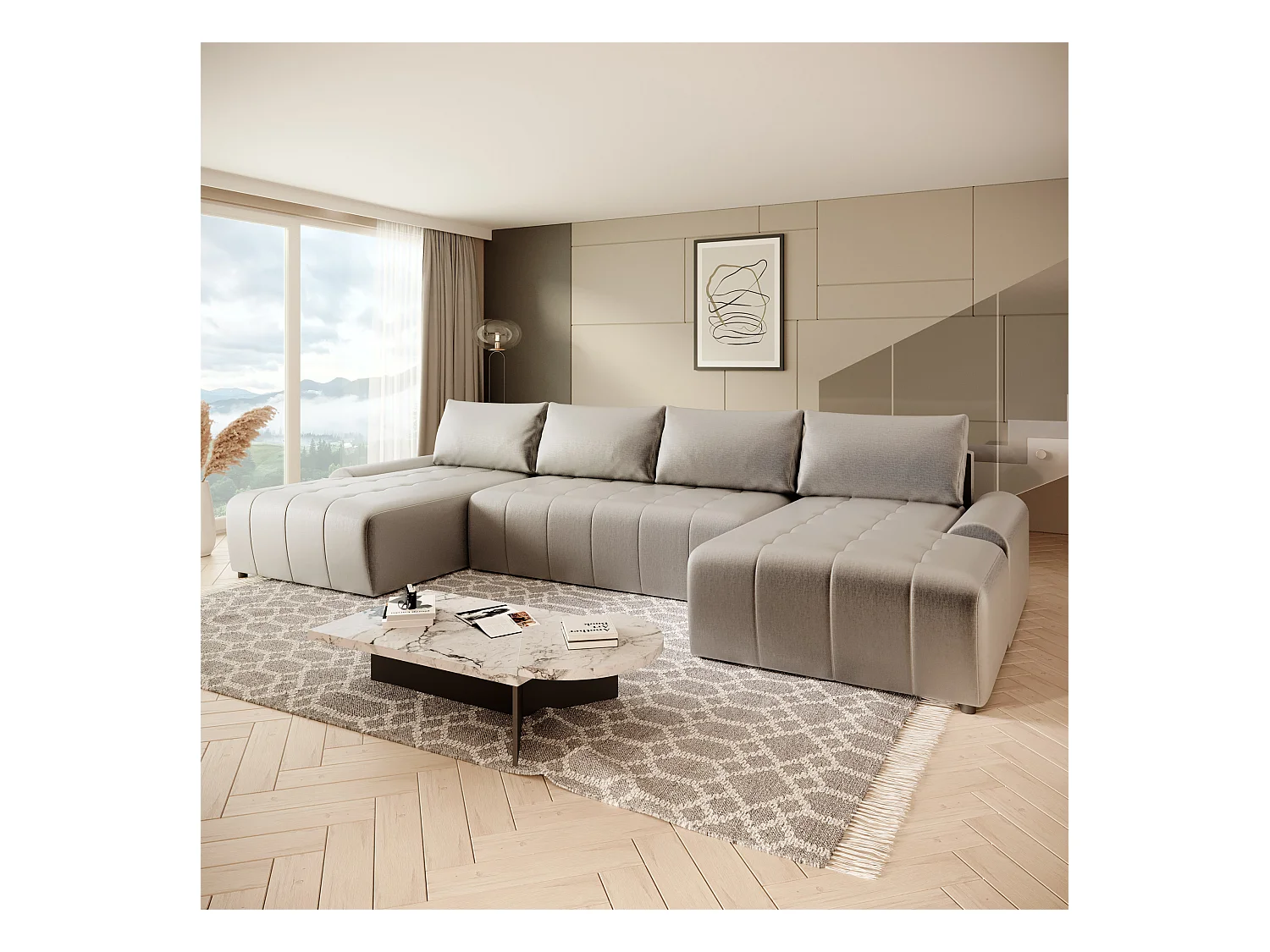MOBILIER Costa U Beige