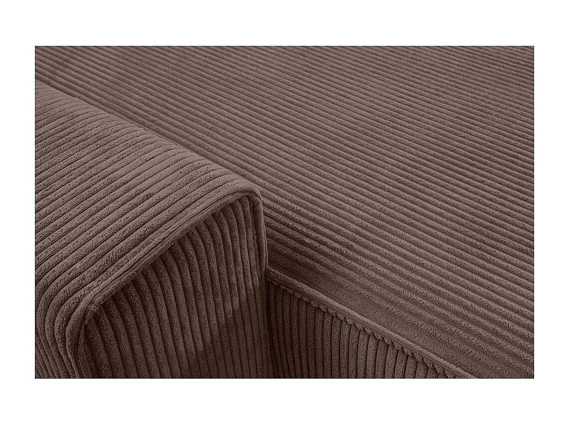 CANAPE Hektor U avec fonction sommeil marron