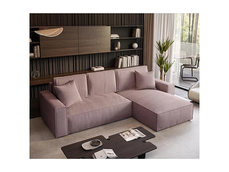 ECKSOFA Parys L Rosa