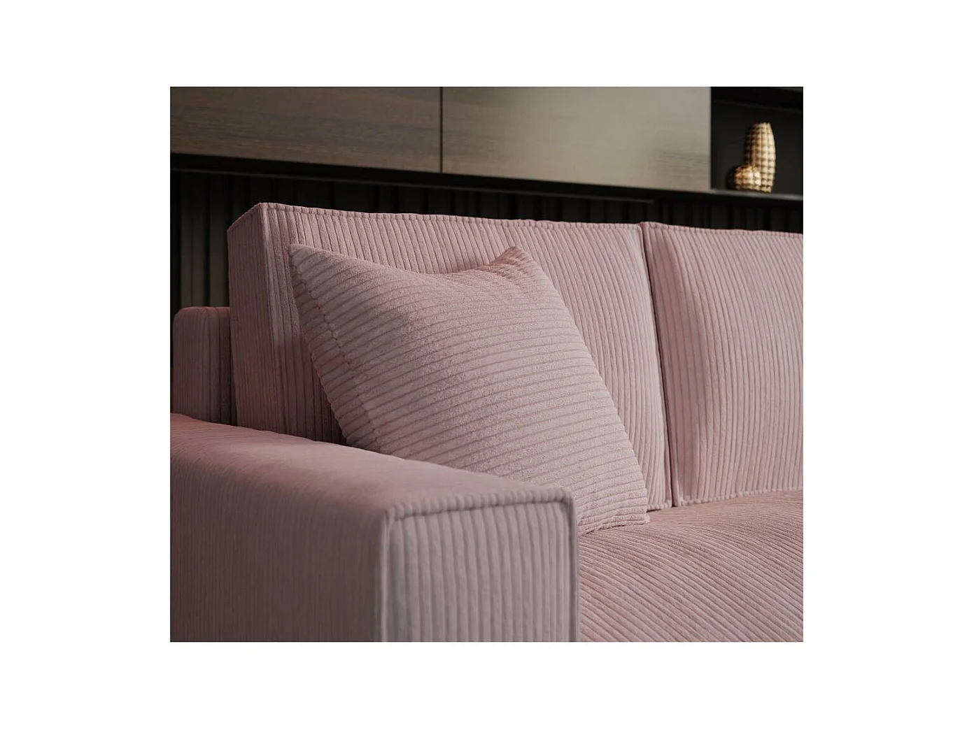 ECKSOFA Parys L Rosa